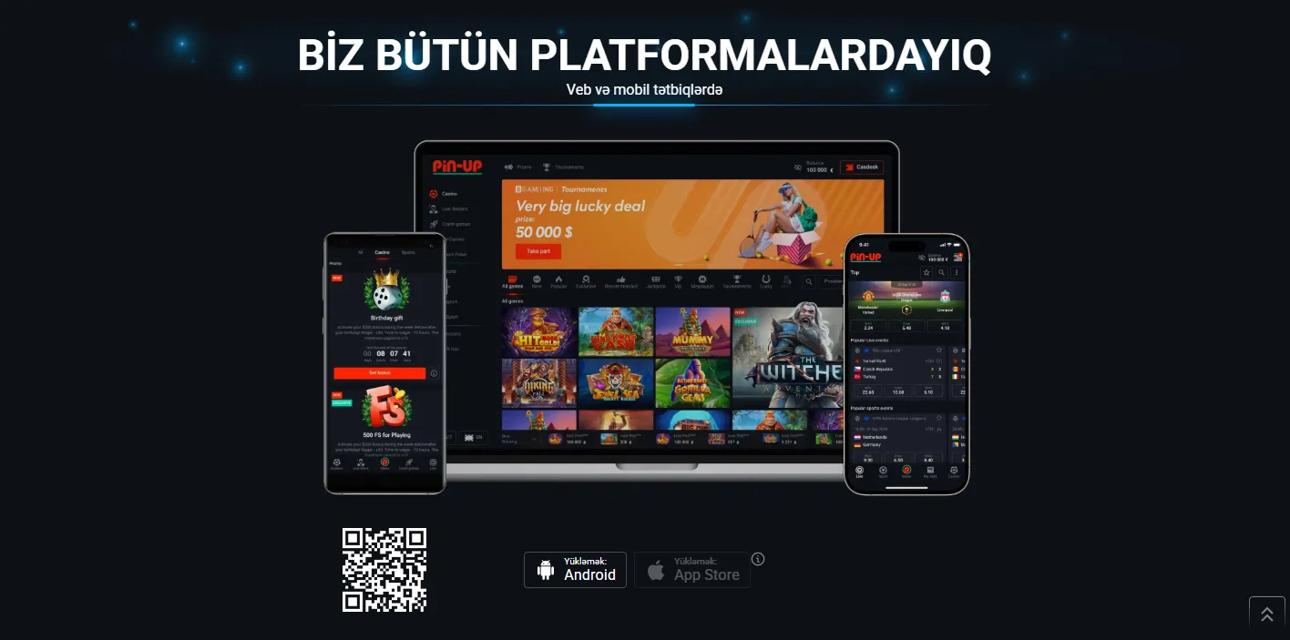 Pin-Up Casino indir — tətbiqin quraşdırılması Android iOS üçün