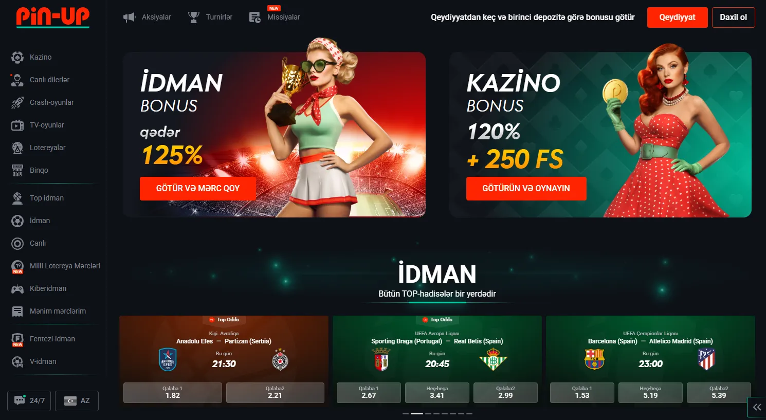 Pin Up online — platformada oyuna başlamazdan əvvəl nəyi bilmək lazımdır